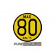 80  km/h MAX Speed Safety Warning Spare Wheel Sticker / Decal  - Genuine Toyota - SW20 - NEW